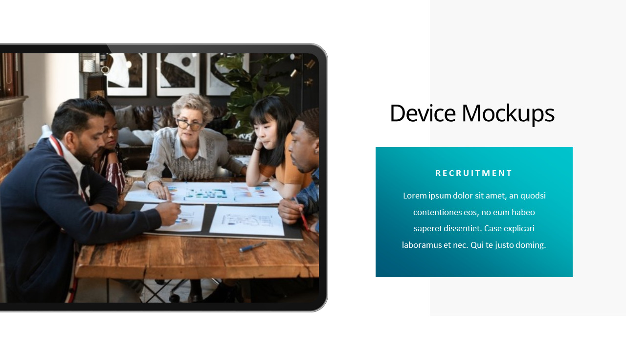 Recruitment Presentation Templates Design