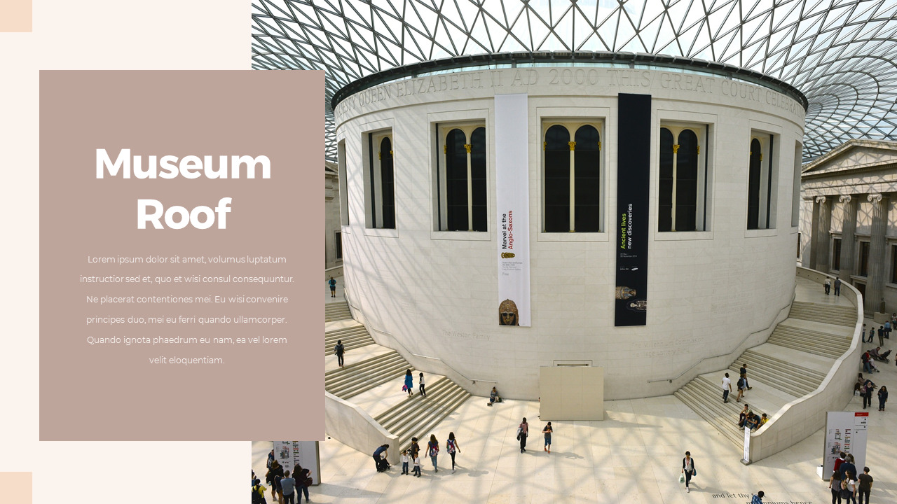 Museum powerpoint templateLifestyle