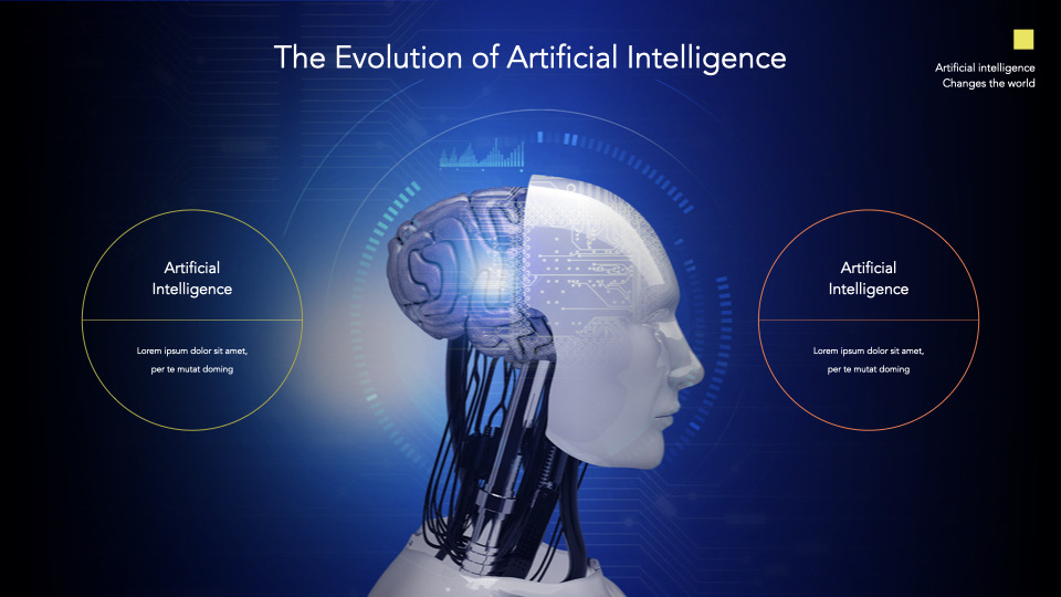 Artificial intelligence robotics ultimate keynote template