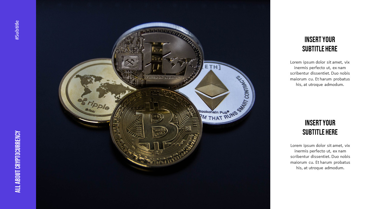 Cryptocurrency PowerPoint Design Download Template