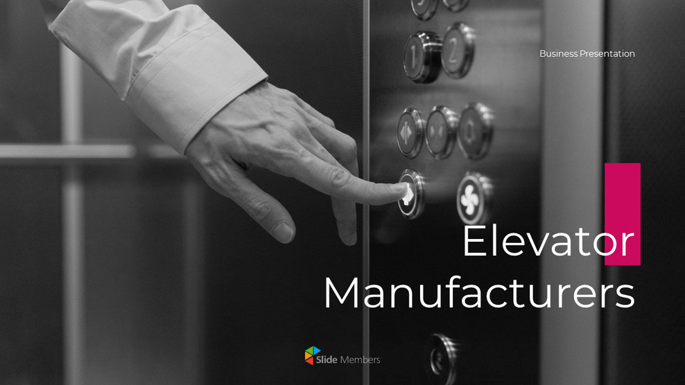 Elevator Manufacturers Simple Presentation Google Slides Template_01