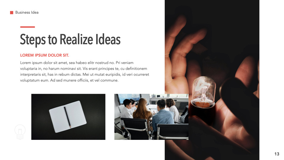 Business Idea Keynote Templates for Creatives