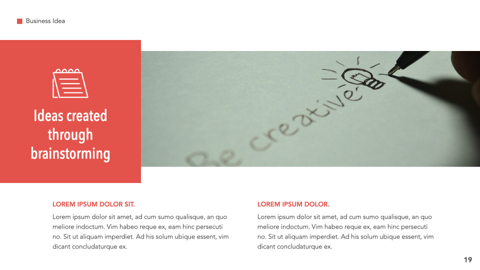 Business Idea Keynote Templates for Creatives