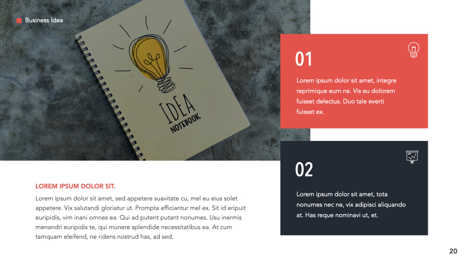 Business Idea Keynote Templates for Creatives