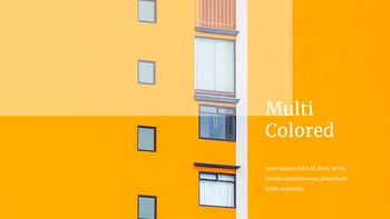 Casa colorata Modelli semplici di Google Slides_04