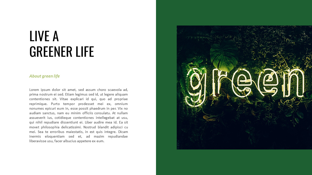 그린캠페인 (자연, 에코, green) 베스트 구글슬라이드_03
