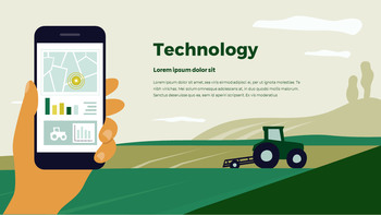 Smart-Farming-Technologie Vorlagen für Geschäftspräsentationen_07