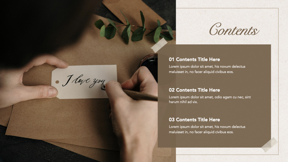Handwriting Theme Keynote Design_02