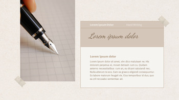 Handwriting Simple Slides Templates_13