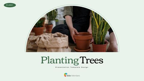 Planting Trees Slide Presentation|Lifestyle|PPT Templates
