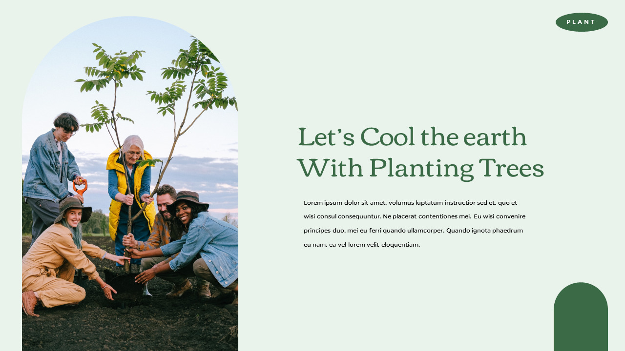 Planting Trees Slide Presentation|Lifestyle|PPT Templates