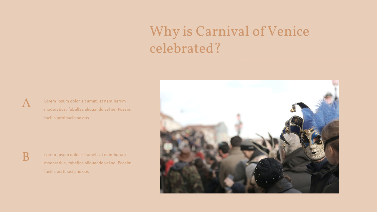 Venice Carnival Google Slides to PowerPoint|Lifestyle