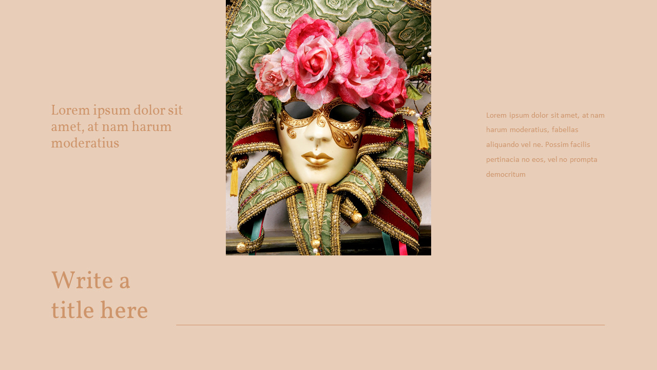 Venice Carnival Google Slides to PowerPoint|Lifestyle