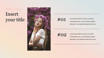 春の庭 テーマテンプレート_17