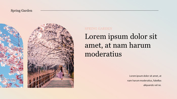 春の庭 テーマテンプレート_21