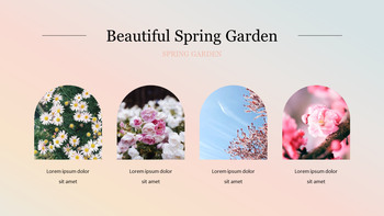 春の庭 テーマテンプレート_22