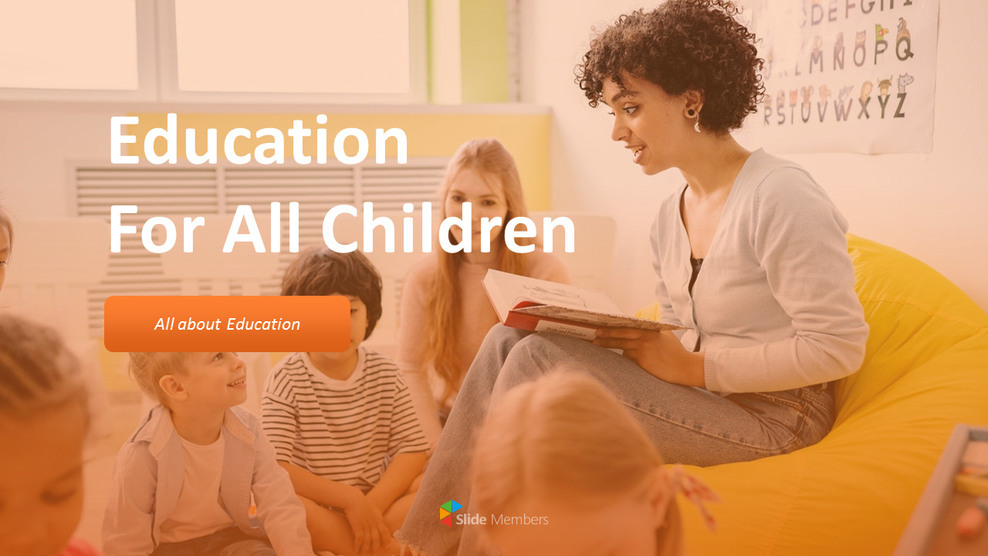 Education for all children Simple Google Slides_01