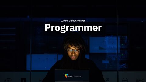 programmer Google Presentation Slides|IT/Commerce