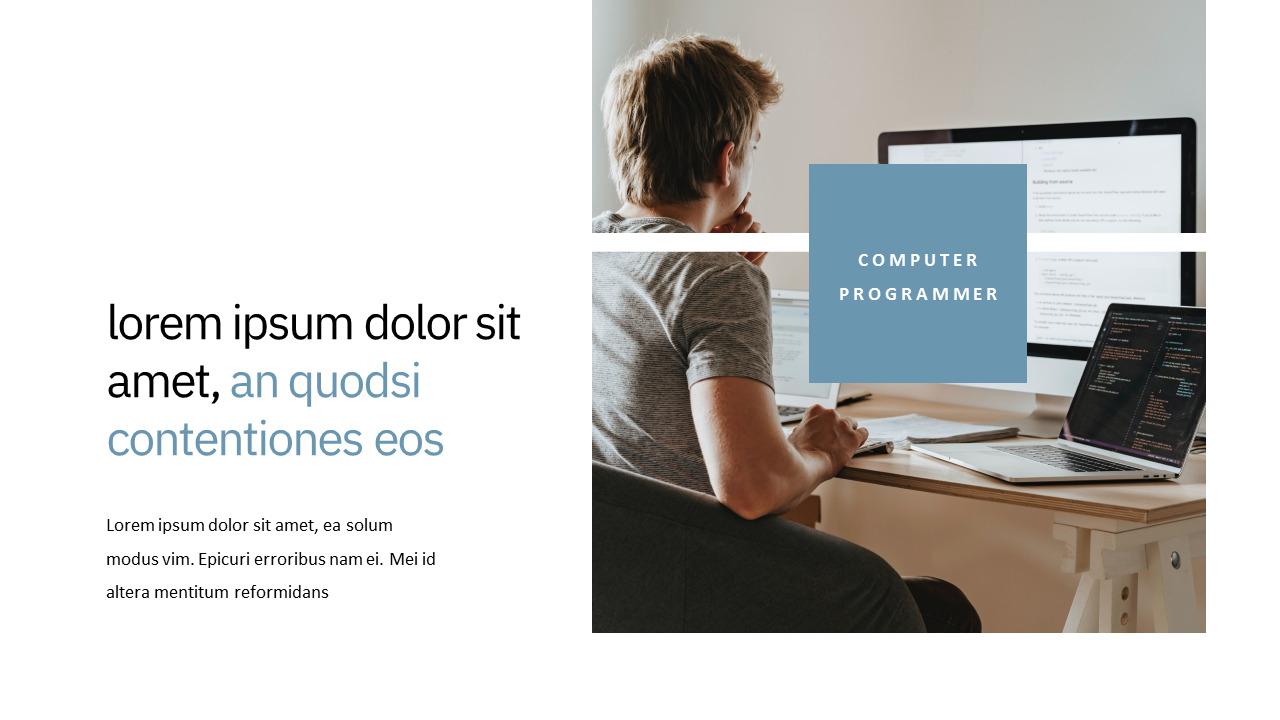 programmer Google Presentation Slides|IT/Commerce