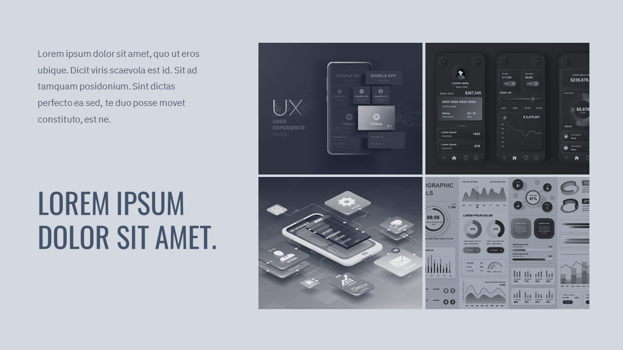 UX / UI Design Google Slides mac