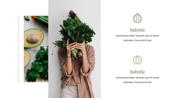 纯素食品 幻灯片模板_18