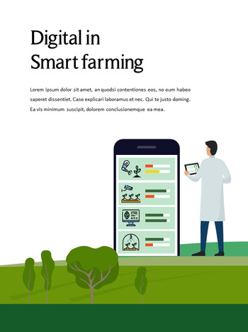 Smart-Farming-Technologie Vorlagen für Themenpräsentationen_05