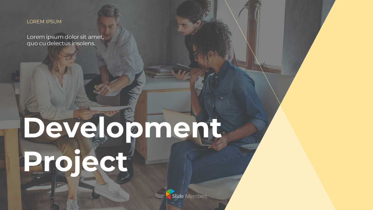 Development Project Pitch Deck Presentation Animated Slides
