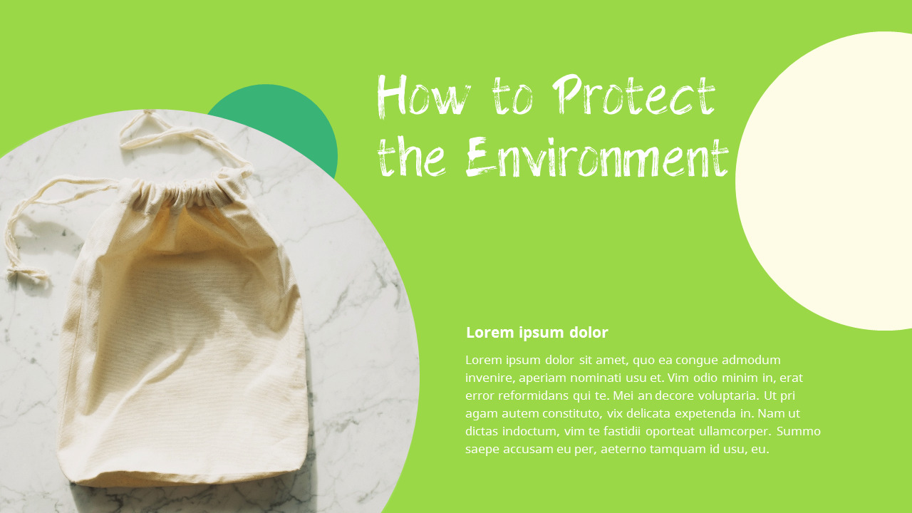 Zero Waste for Earth PowerPoint Presentations|Lifestyle|Templates