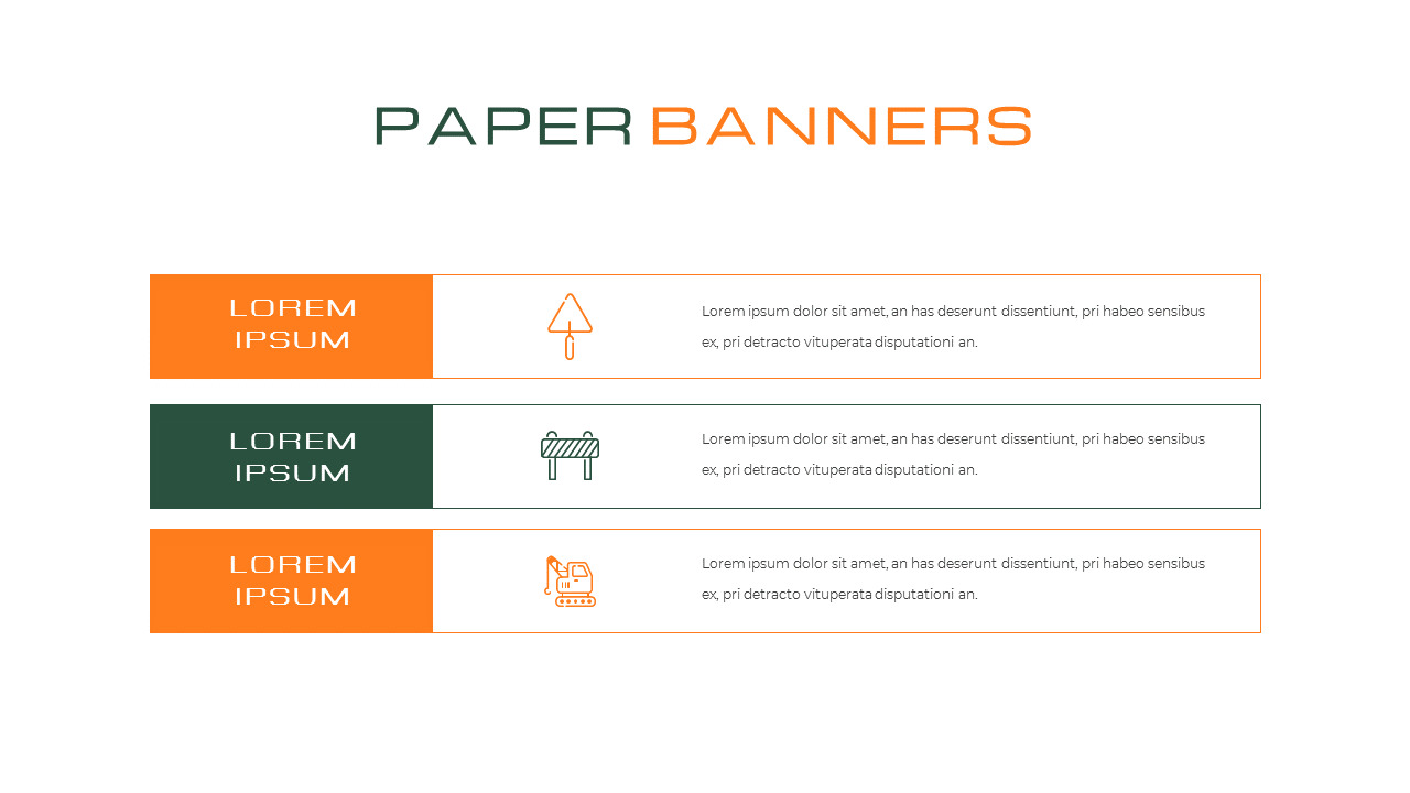 Construction Simple Google Slides Templates