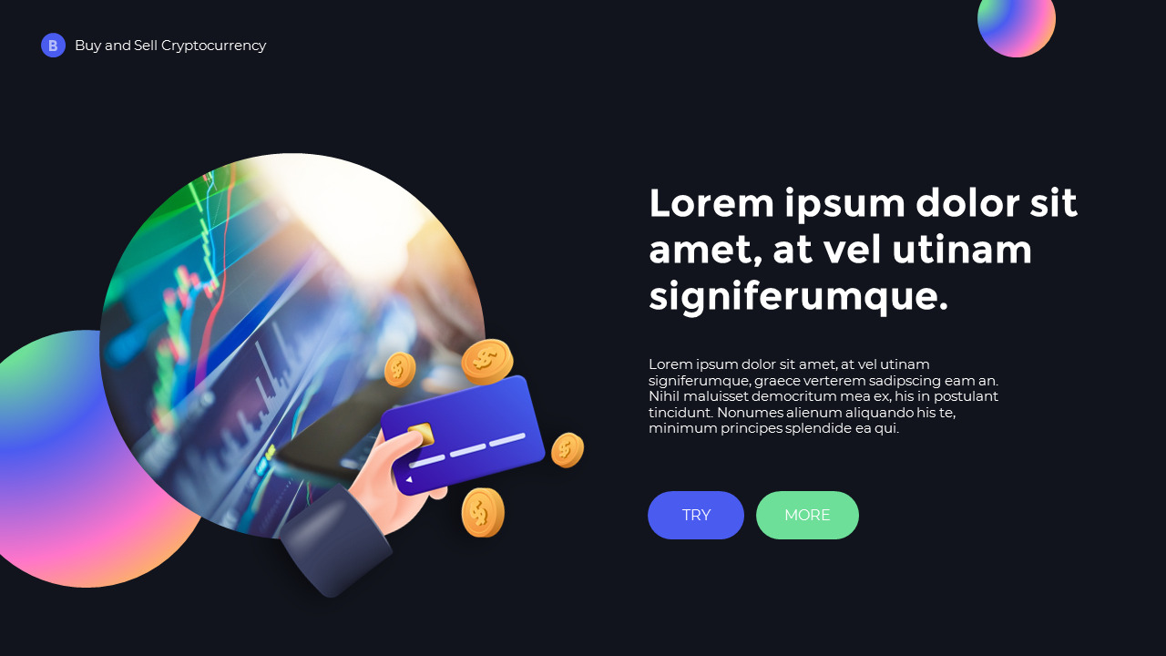 Buy and Sell Cryptocurrency Pitch Deck Presentation Templates