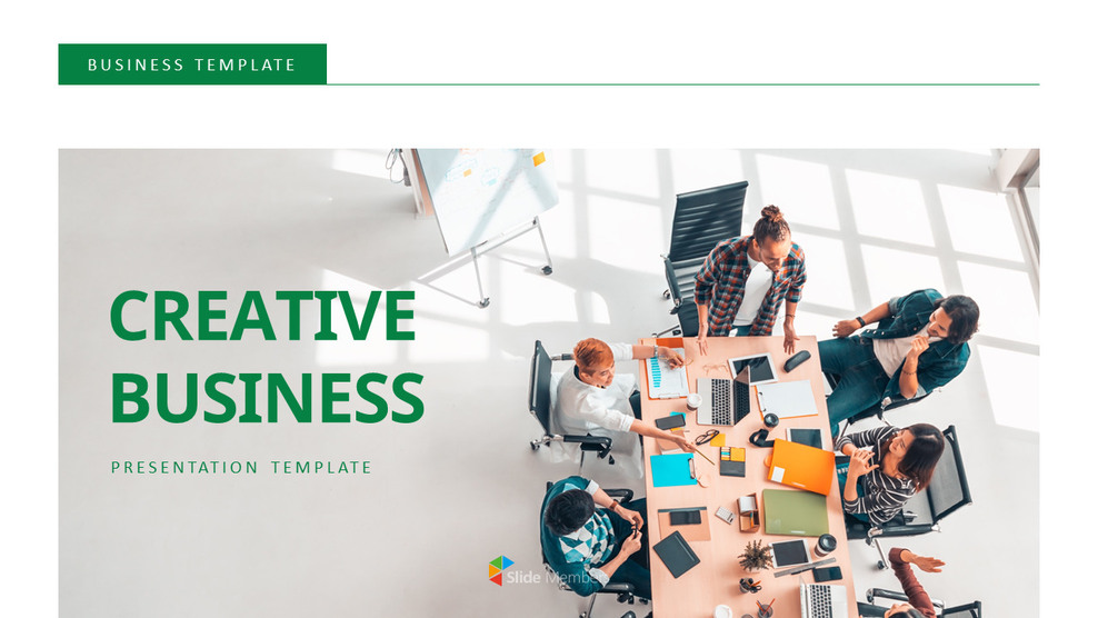 크리에이티브 비즈니스 (Creative business ) 프레젠테이션 템플릿 디자인_01