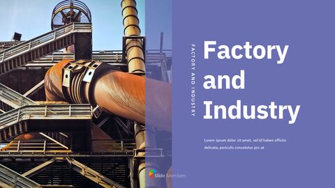 Factory and Industry template google slides