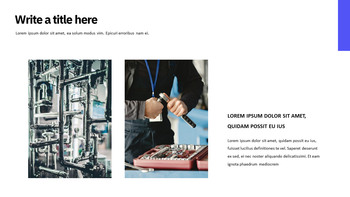 Factory and Industry template google slides