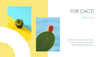 Cactus minimal Modèles de présentation Google Slides_06