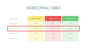 Minimaler Kaktus Präsentationsvorlagen für Google Slides_25