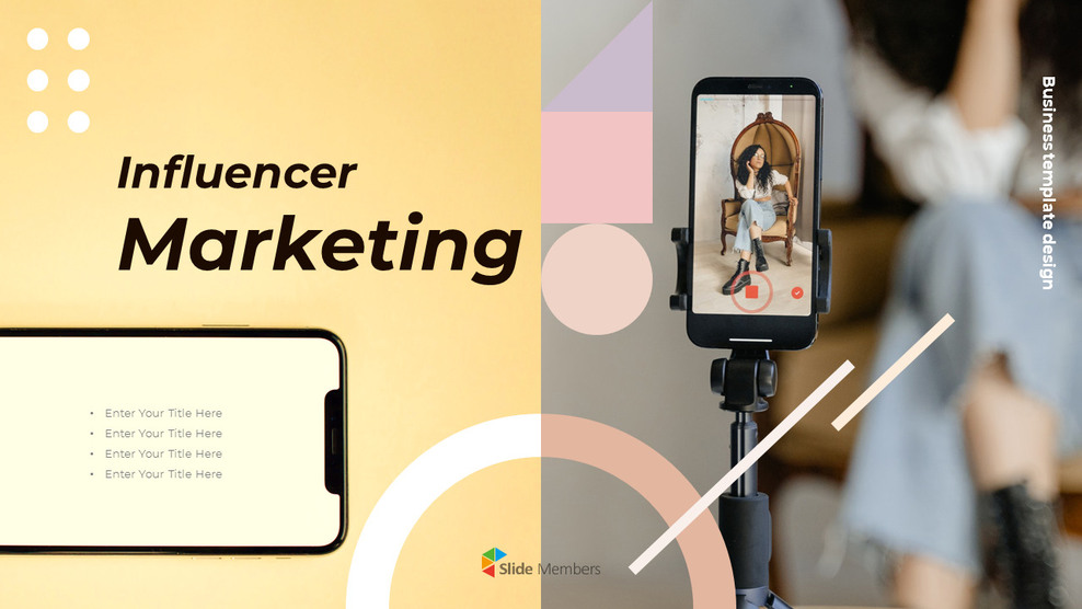 Influencer Marketing Google Slides Template Diagrams Design_01