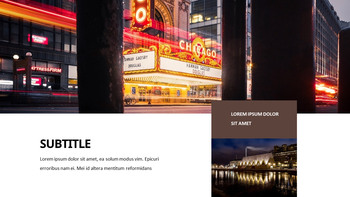 城市夜景 幻灯片PPT._06