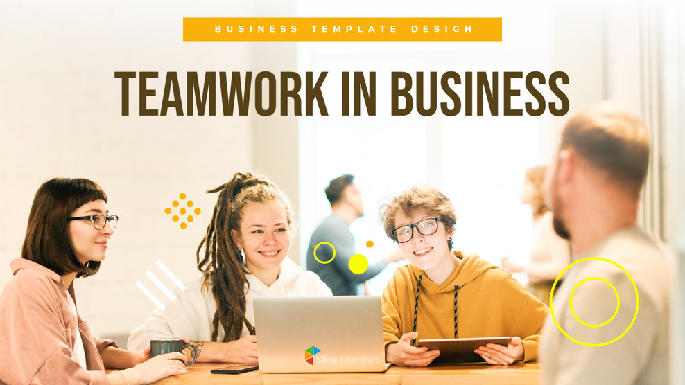 业务中的团队合作 模板PowerPoint._01