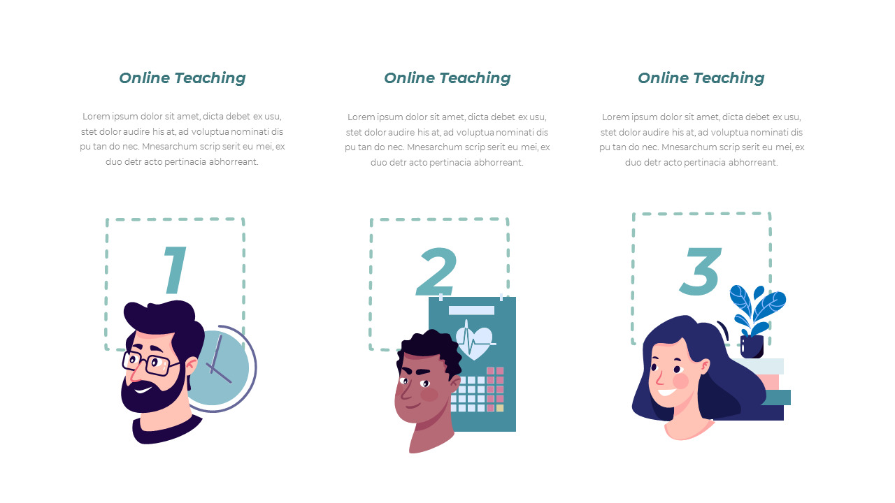 Online Teaching And Learning Google Presentation Slides Online Teaching And Learning Google Presentation Slides