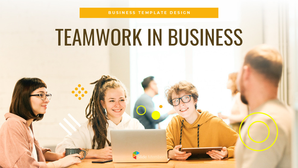 Teamwork in Business Google PPT Templates_01