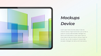 ガラスビジュアルデザイン スライドPPT_48