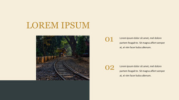 Zug und Eisenbahn Einfache Google Slides_10