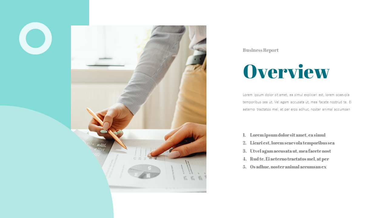 业务报告 设计简要模板_02