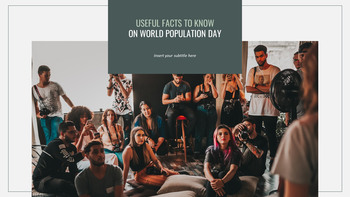 Word Population Day company profile ppt template_11