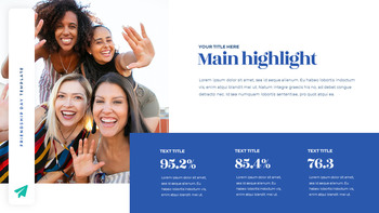 우정의 날 파워포인트 프레젠테이션 테마_20