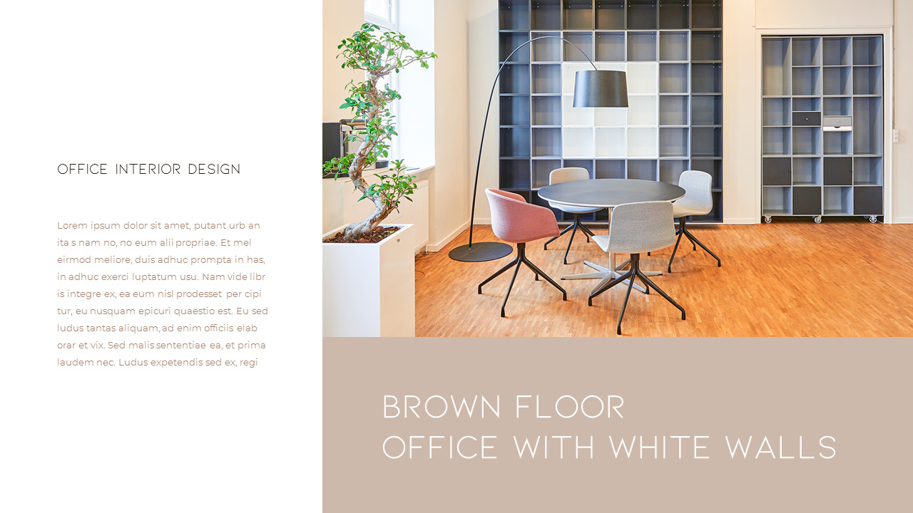 Mitglieder der Office Interior Design-Folie|Lebensstil|PPT-Vorlagen