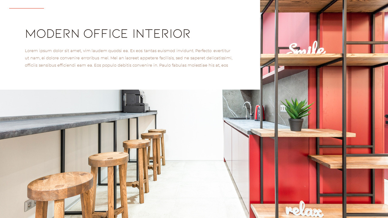 Office Interior Design slide members|Lifestyle|PPT Templates