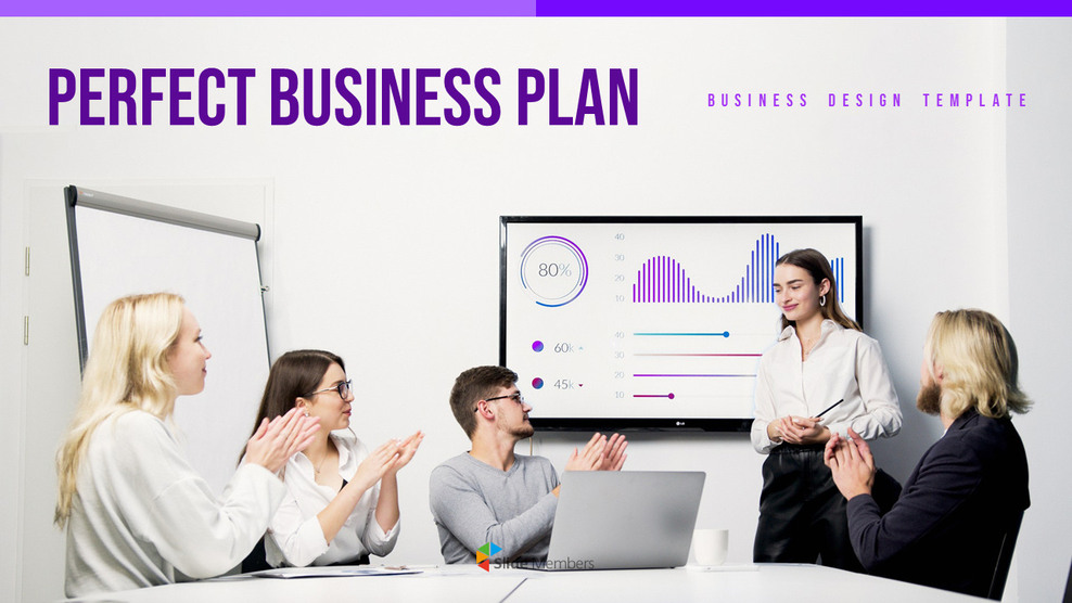 Descarga gratuita de la plantilla de PowerPoint Perfect Business Plan_01