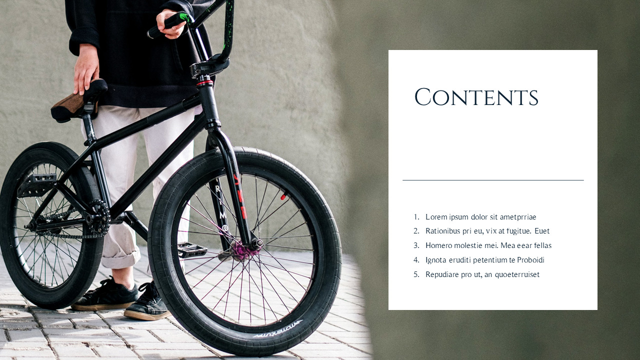 自転車の生活 PPTモデル_02