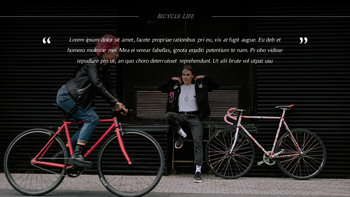 自転車の生活 PPTモデル_04